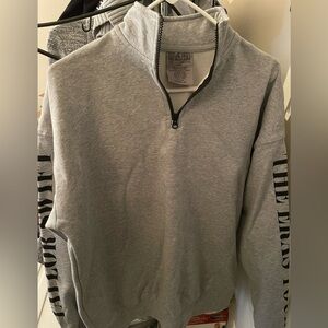 New - Taylor Swift Eras Tour Size XS Gray Quarter (1/4) Zip
